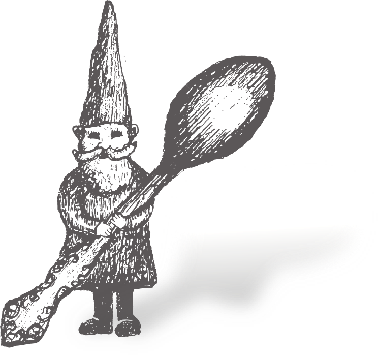 Illustration by green in blue