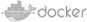 grijs docker logo