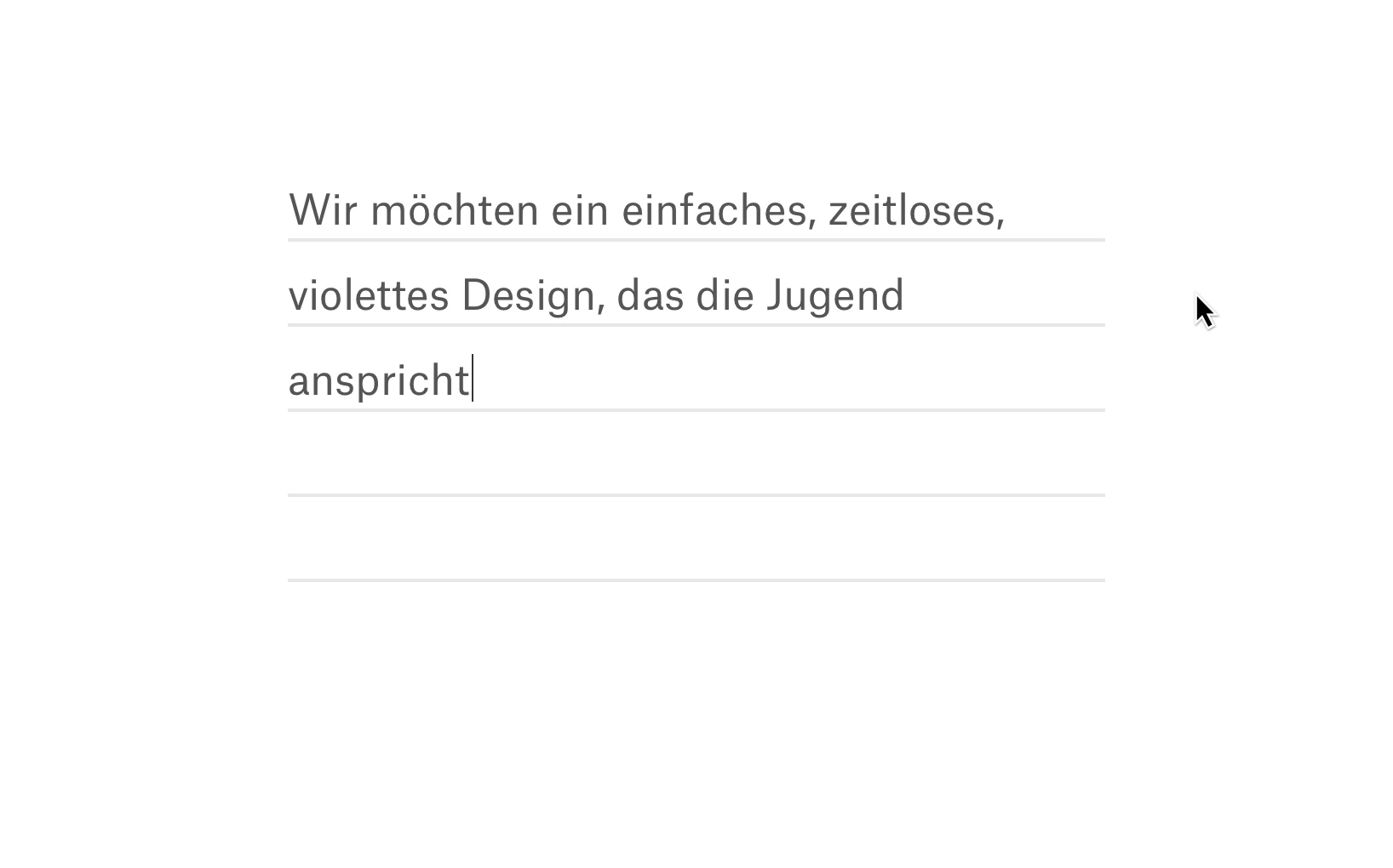 Erstellen Sie ein Briefing.