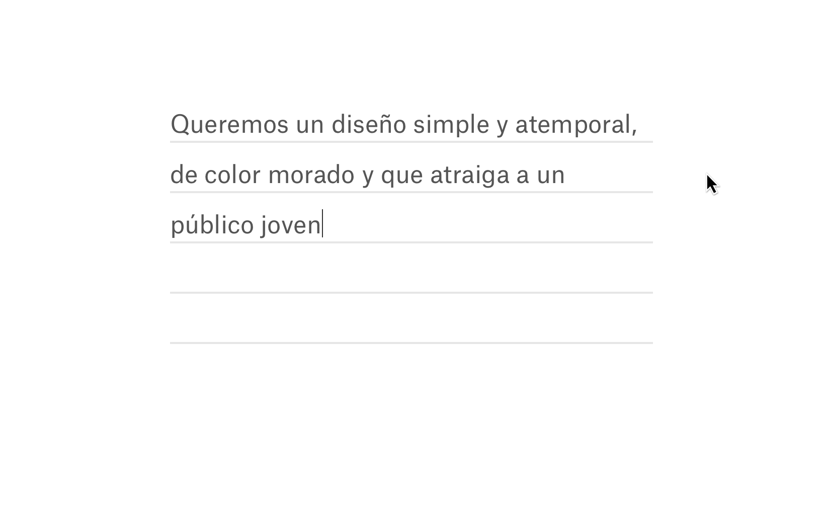 Crea un briefing de diseño