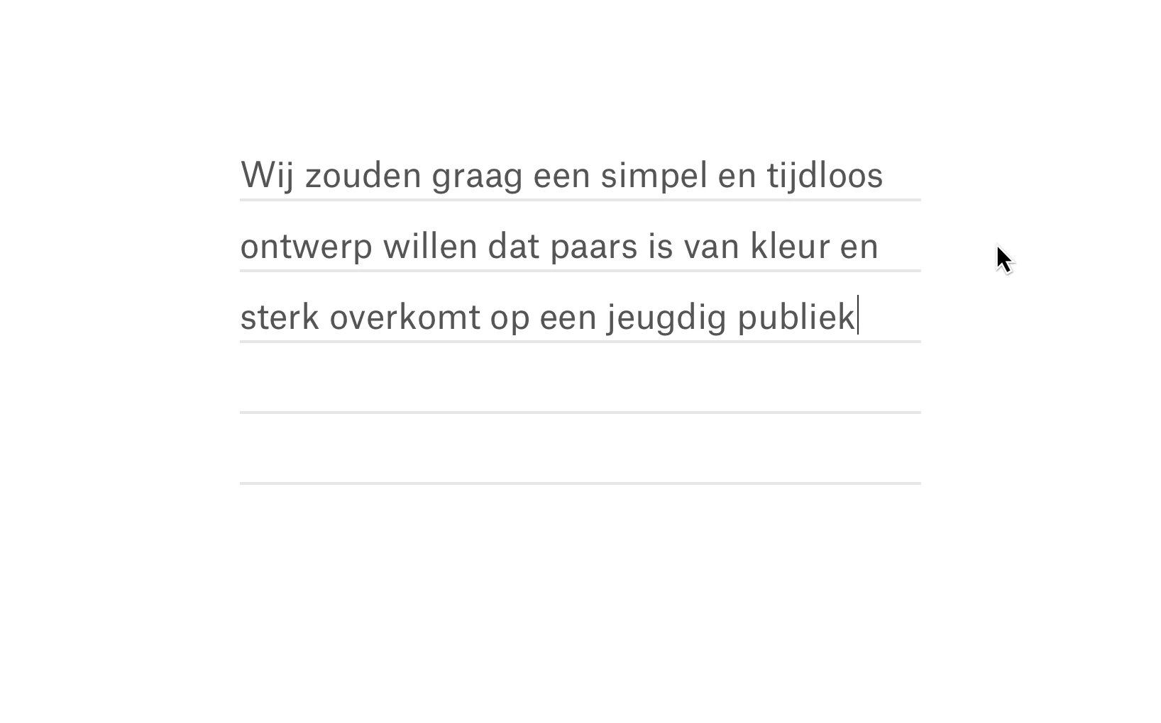 Schrijf ontwerpinstructies.