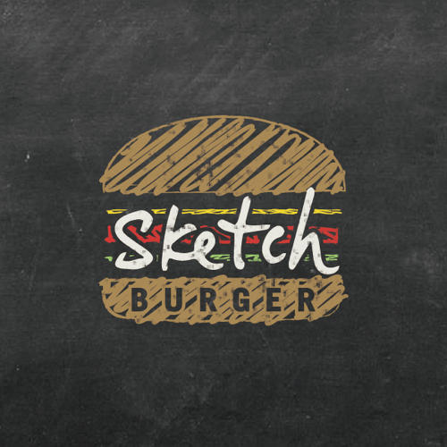 Logotipos para Sketch Burger por tykw
