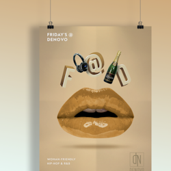 Poster for Denovo Night Club by Spatial