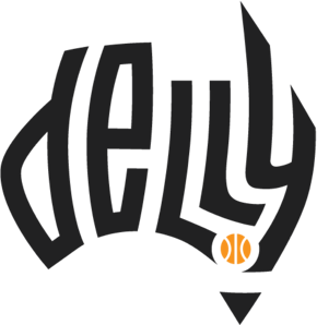 Delly basketbal logo-ontwerp