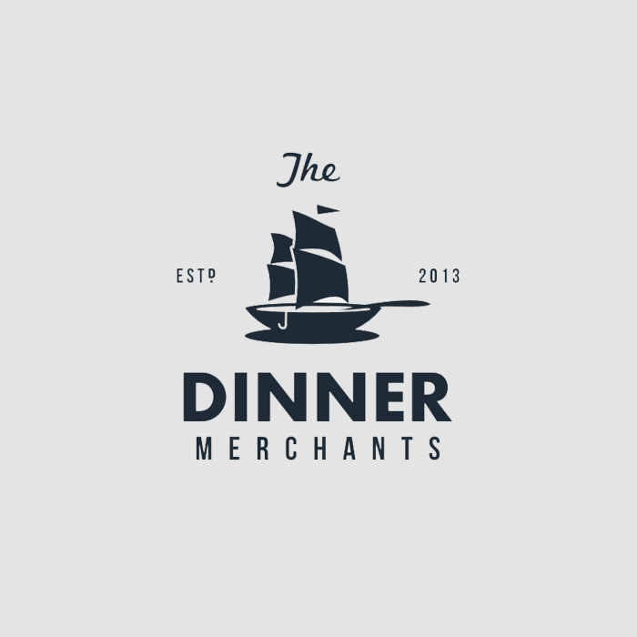 Logo design for The Dinner Merchants by Widakk