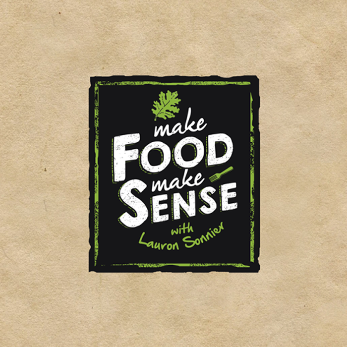 Logo design for Make Food Make Sense by Mdna
