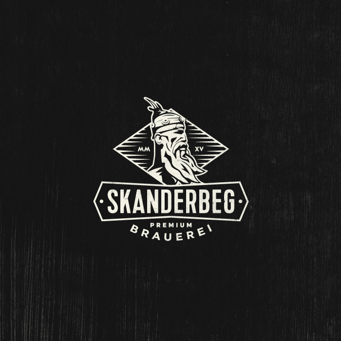 Logo design for Skanderbeg Beer by GT Designs.