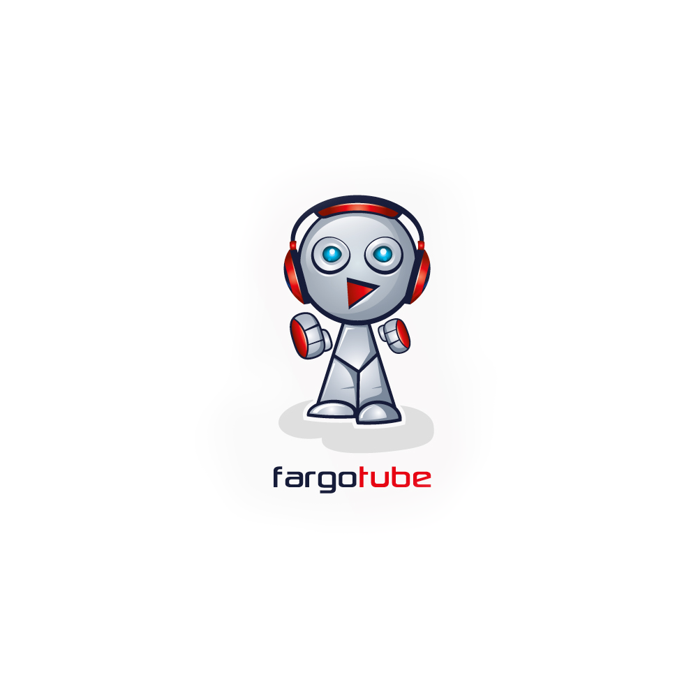 Logo design for FargoTube Robot by ludibes